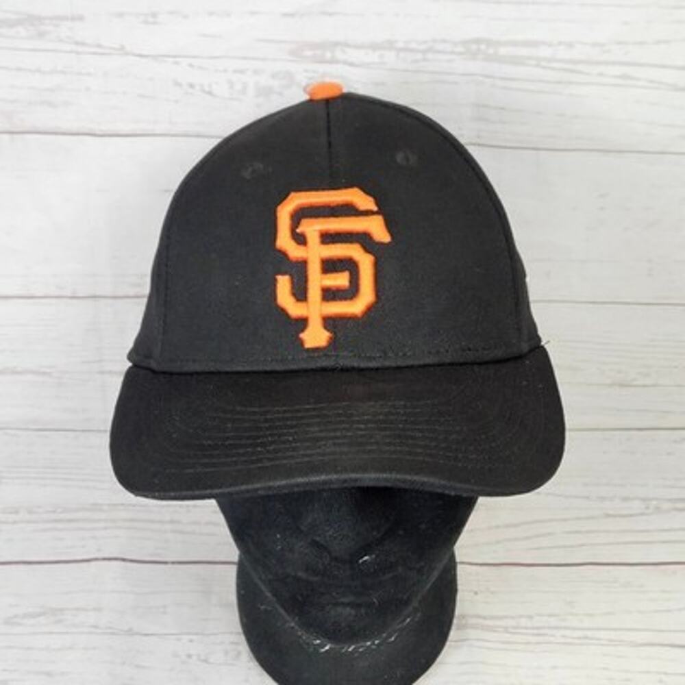 San Francisco Giants Hat OC Sports Fitted Baseball Cap S/M Black Orange MLB eco3